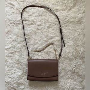 Brown/Tan Kate Spade Convertible Crossbody Bag